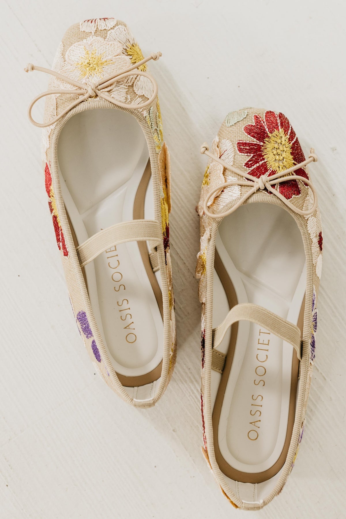 The London Floral Ballet Pointe Flats