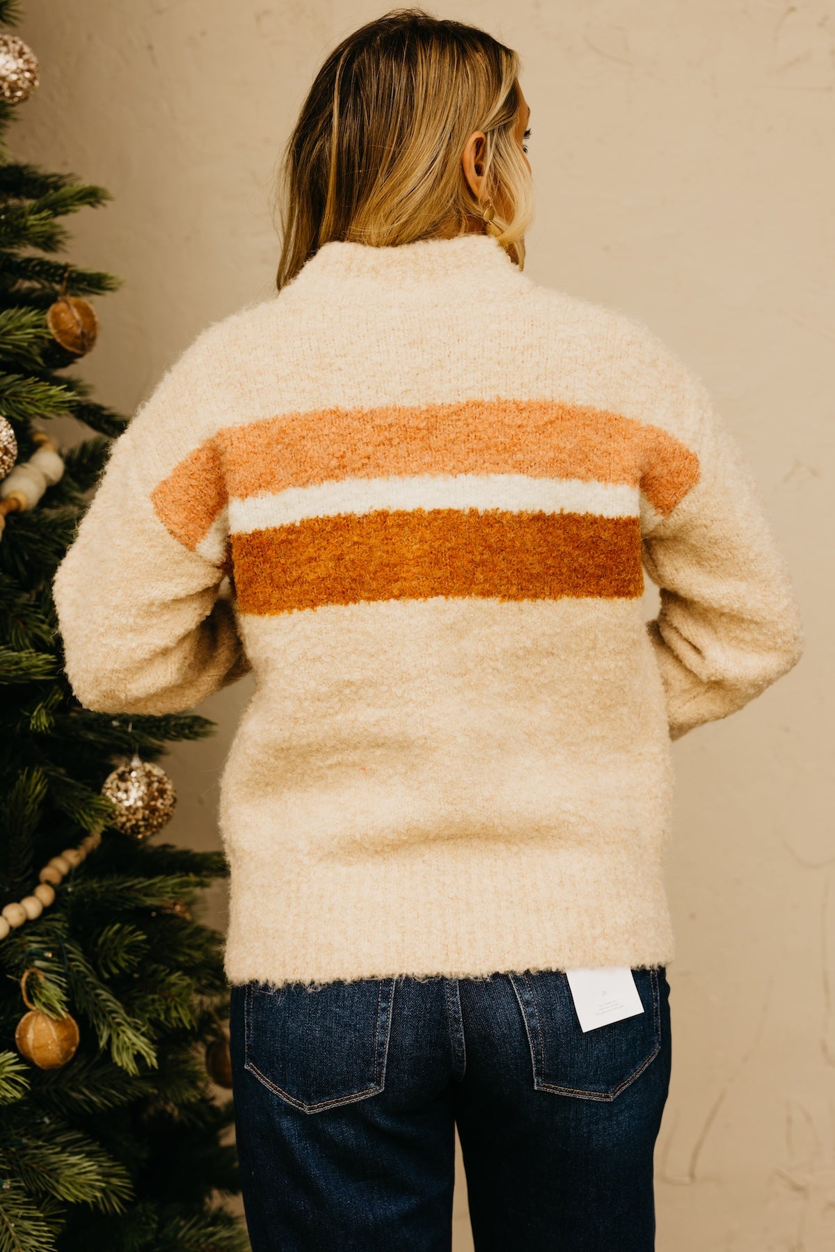 The Greta Stripe Sweater Jacket
