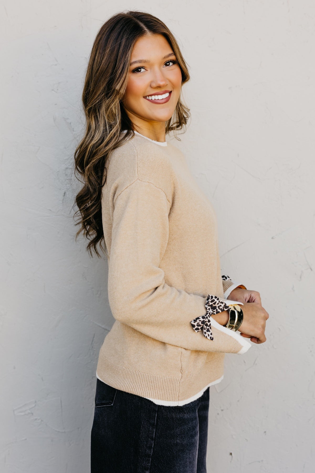 The Dalary Bow Sleeve Sweater