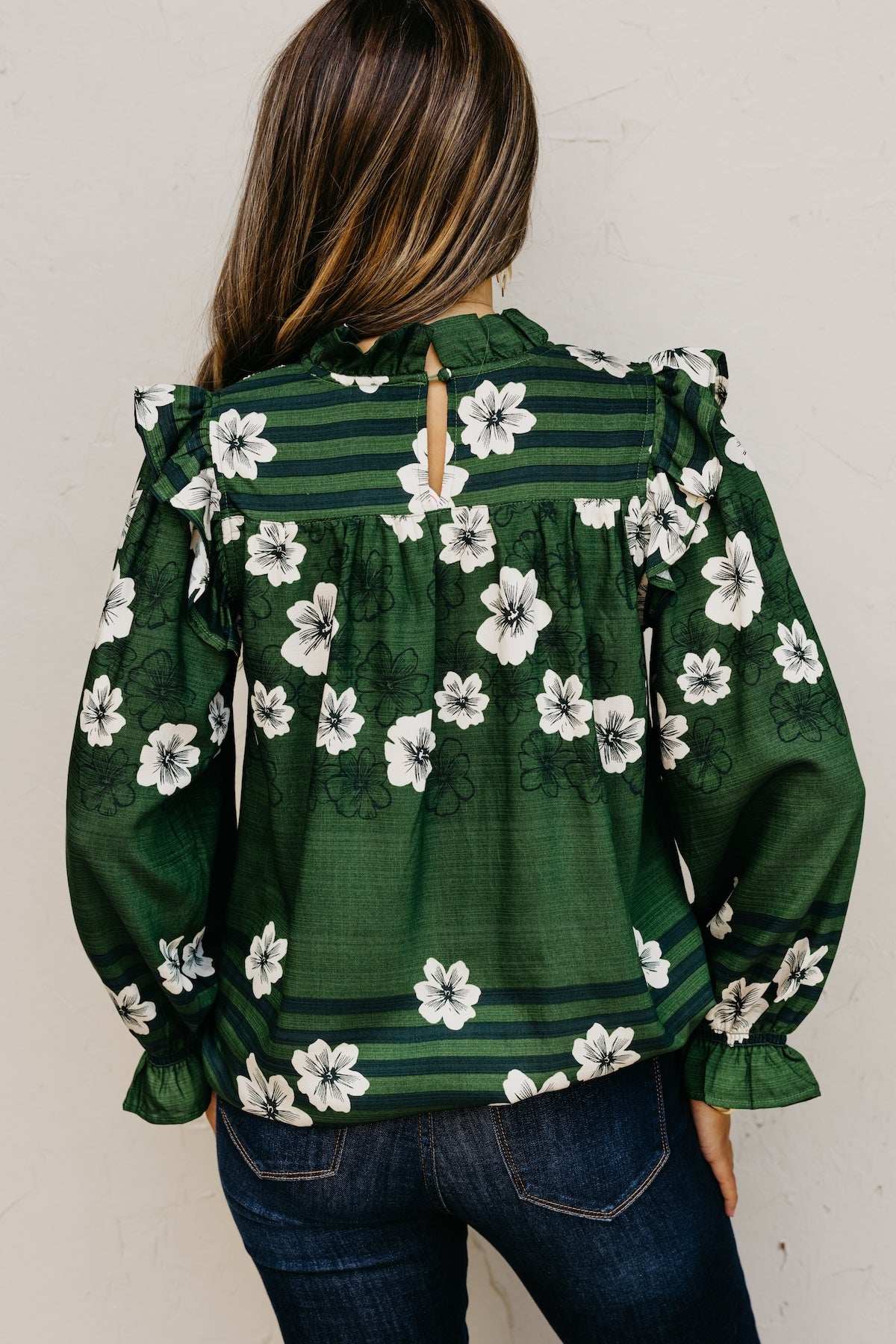 The Lunna Floral Smocked Top
