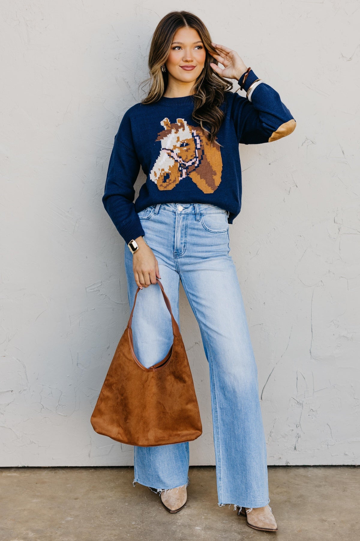 The Siri Horse Pattern Sweater