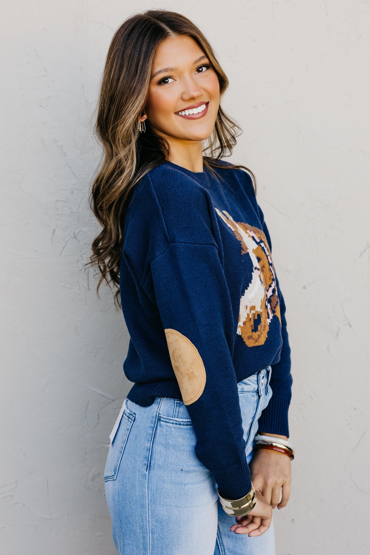 The Siri Horse Pattern Sweater