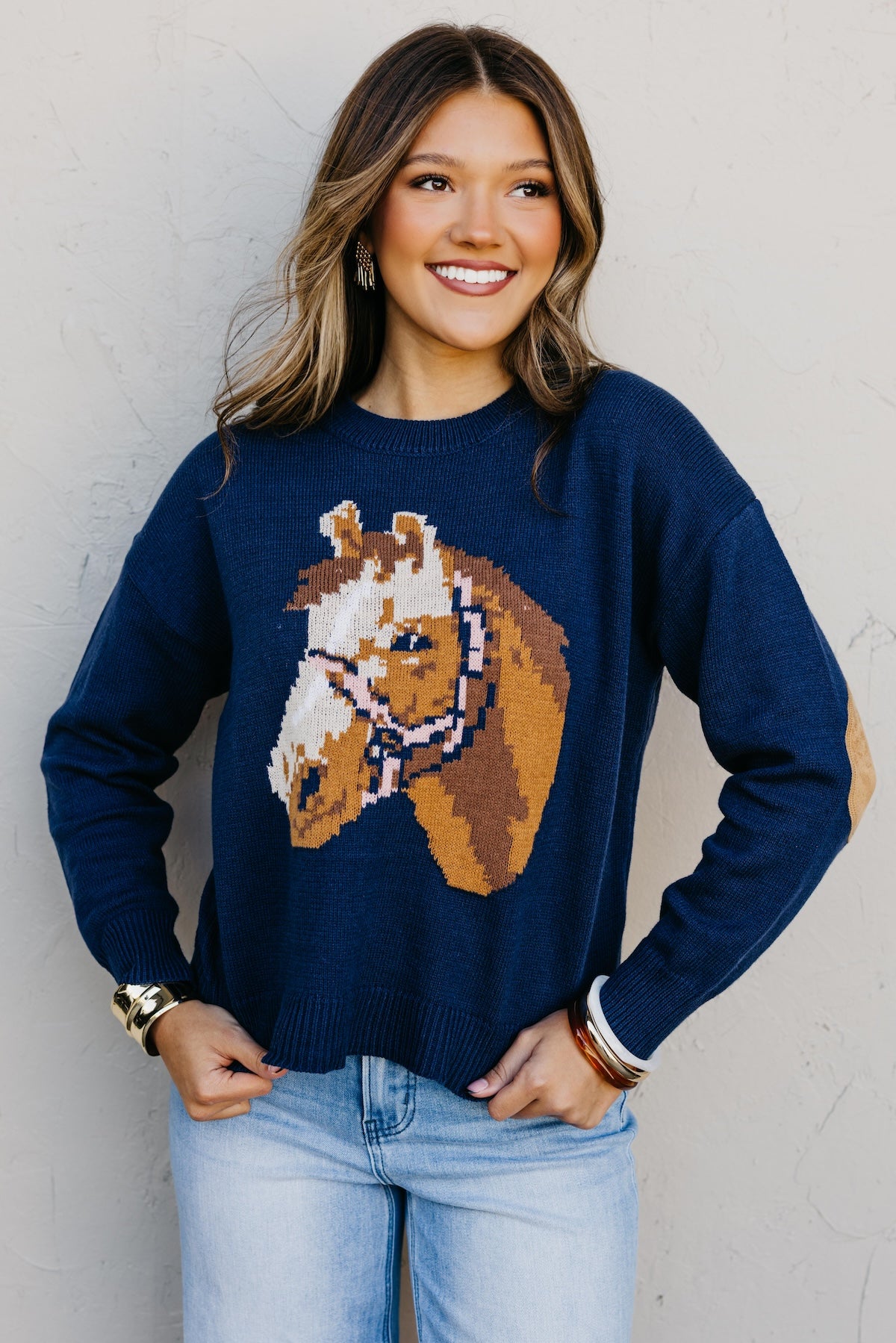 The Siri Horse Pattern Sweater