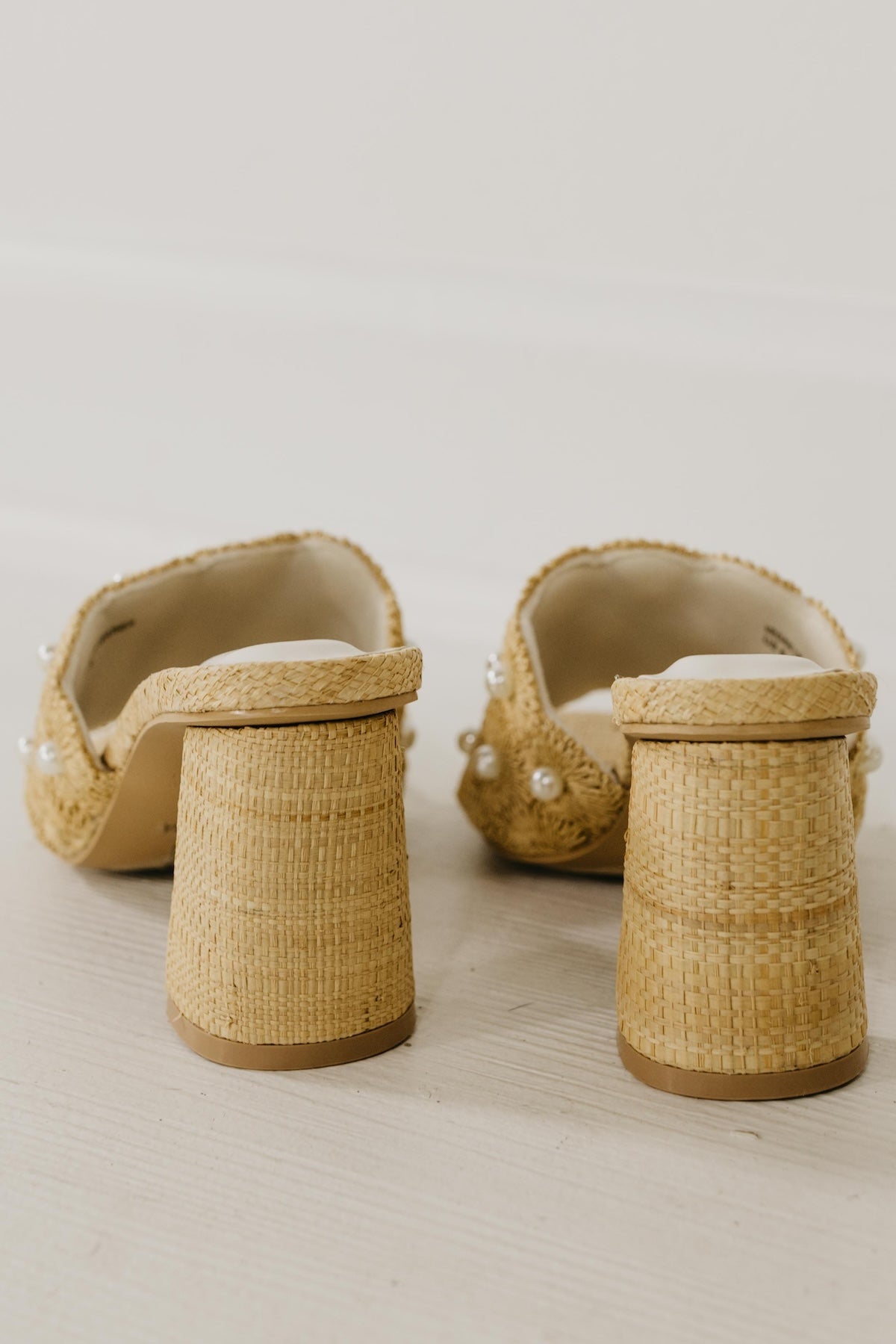 The Holland Pearl Raffia Heel