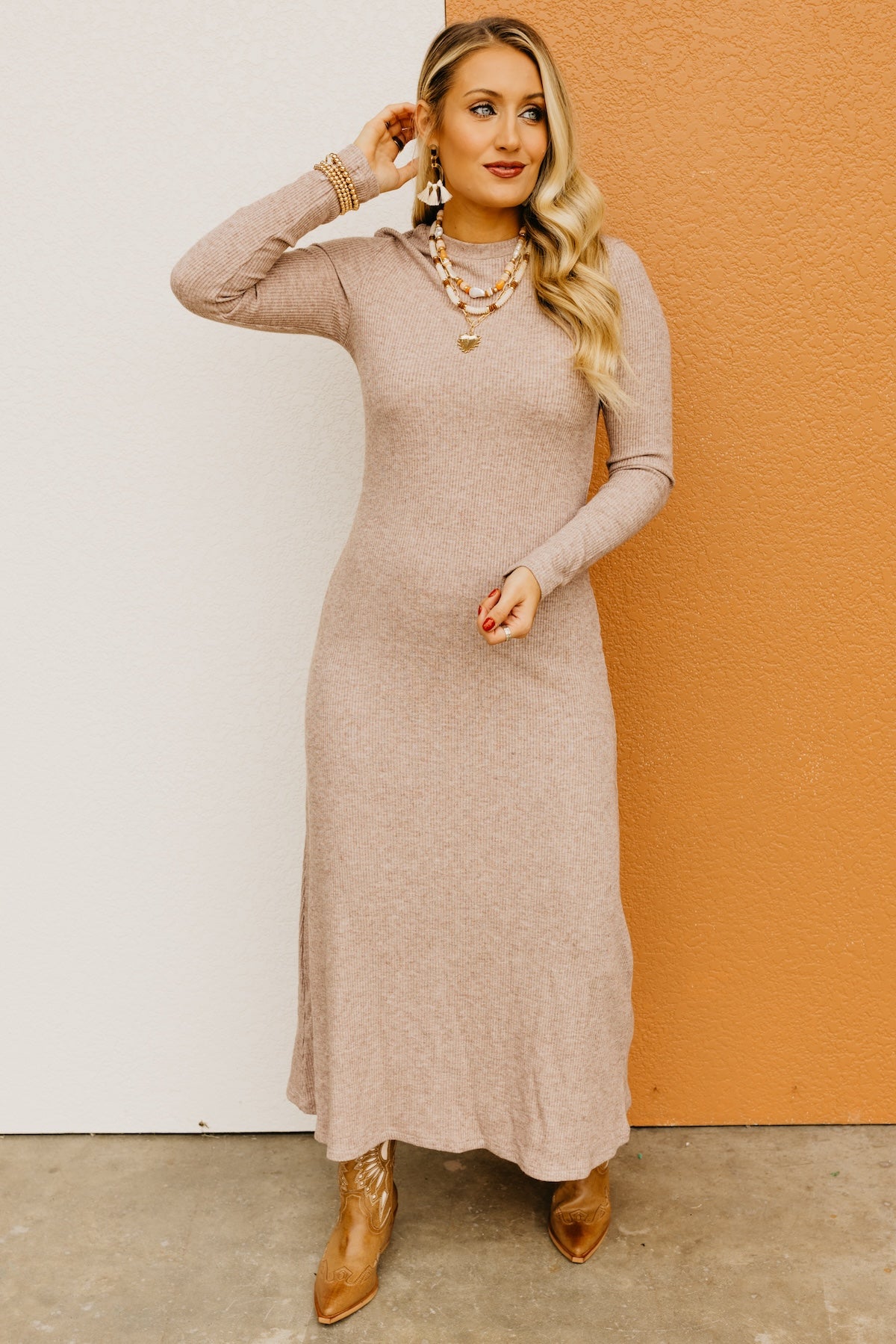 The Adrienne Ribbed Knit Dress