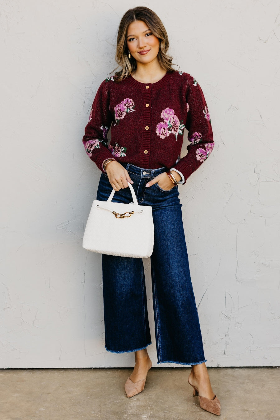 The Marlon Floral Cardigan Sweater