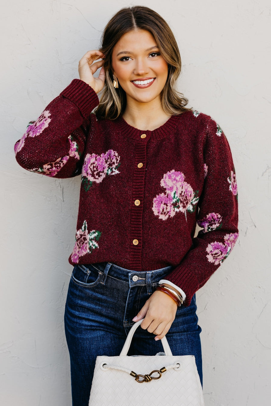 The Marlon Floral Cardigan Sweater