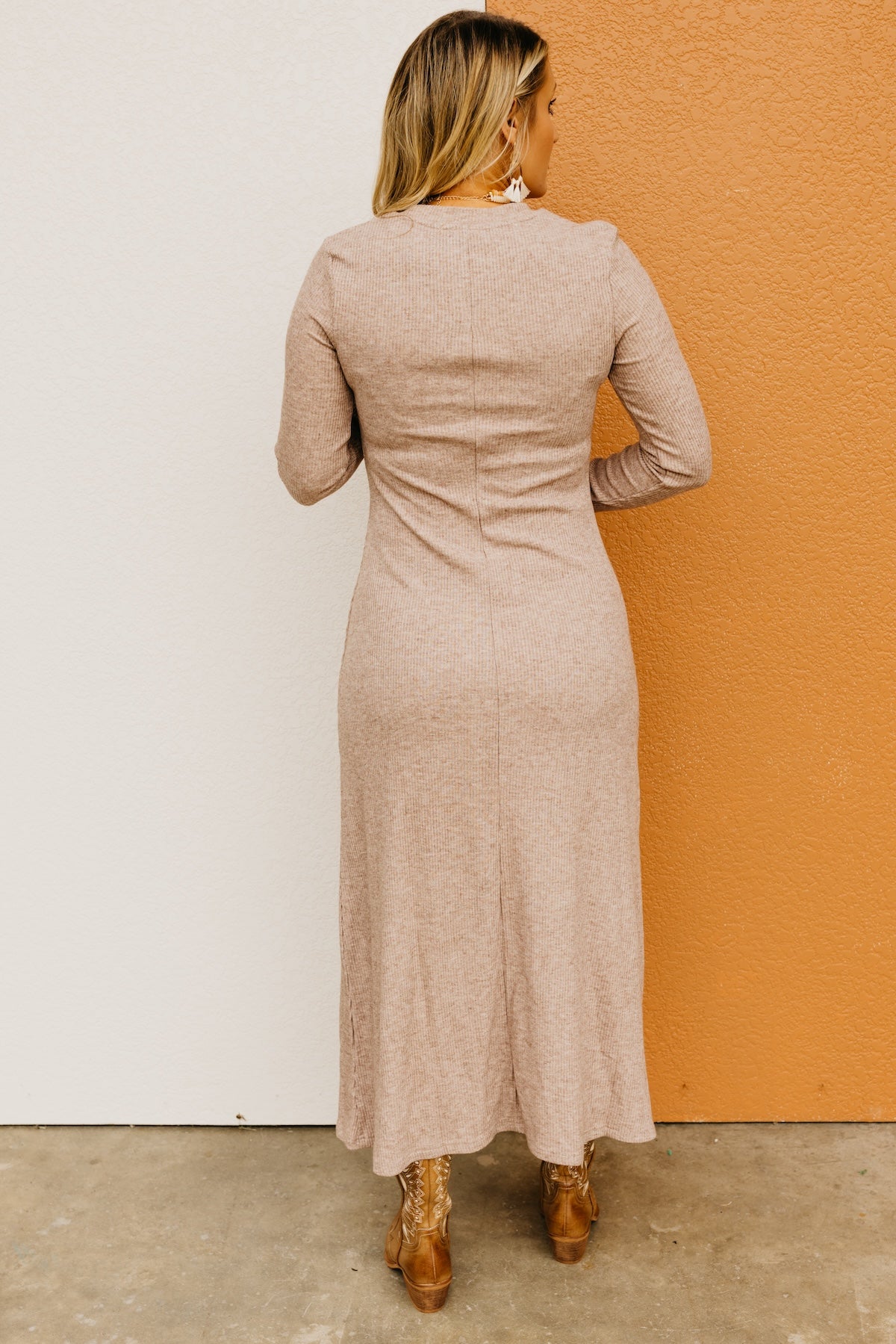 The Adrienne Ribbed Knit Dress