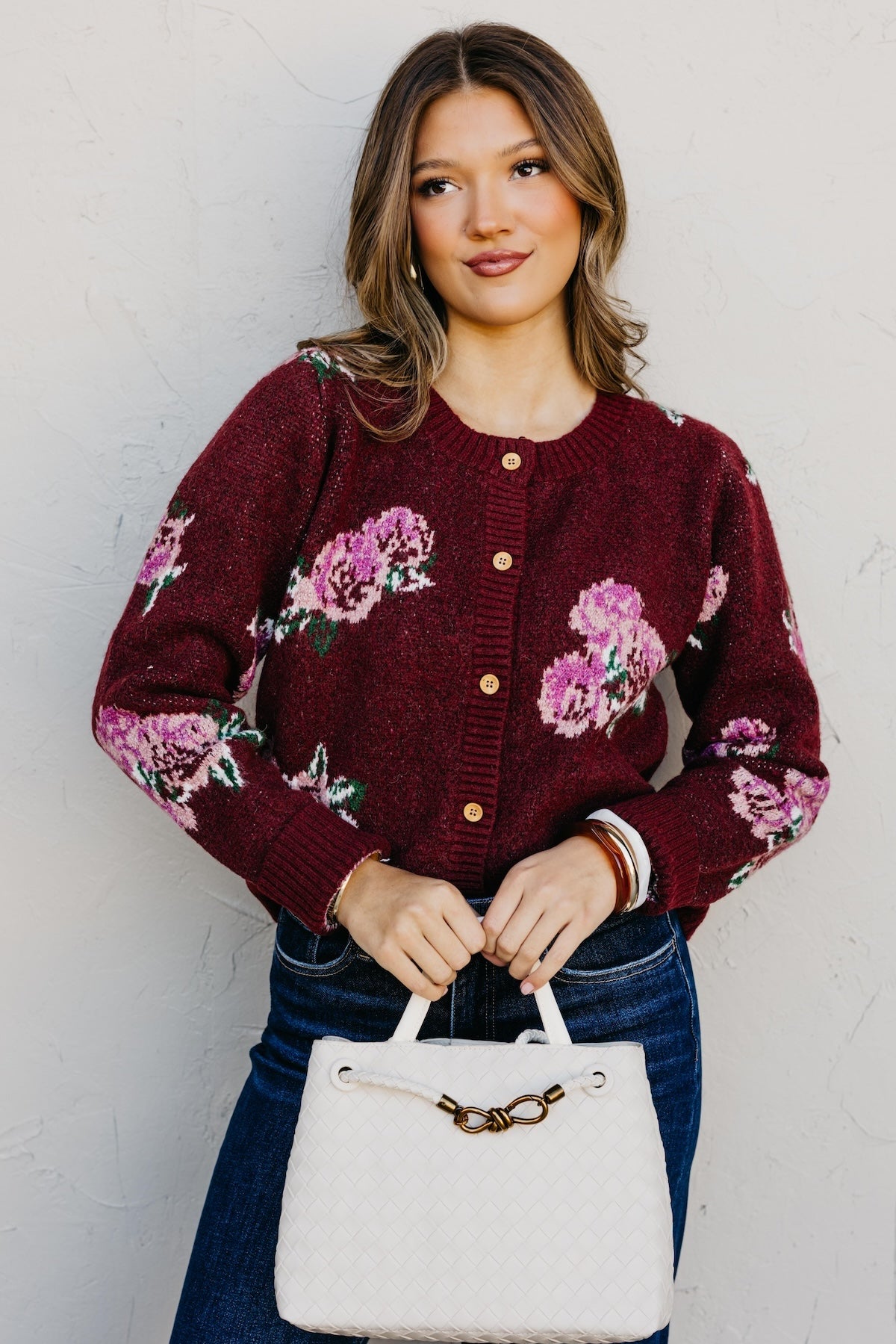 The Marlon Floral Cardigan Sweater