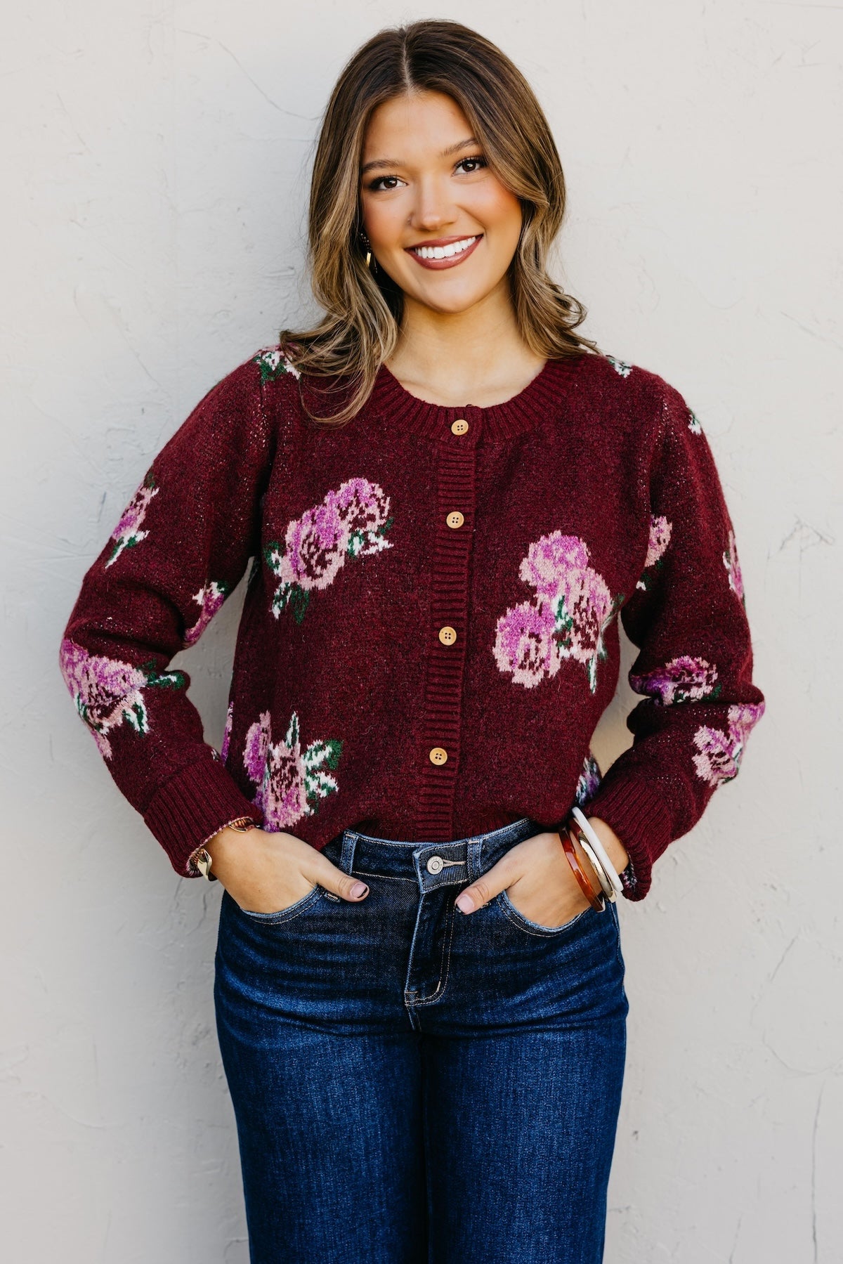 The Marlon Floral Cardigan Sweater