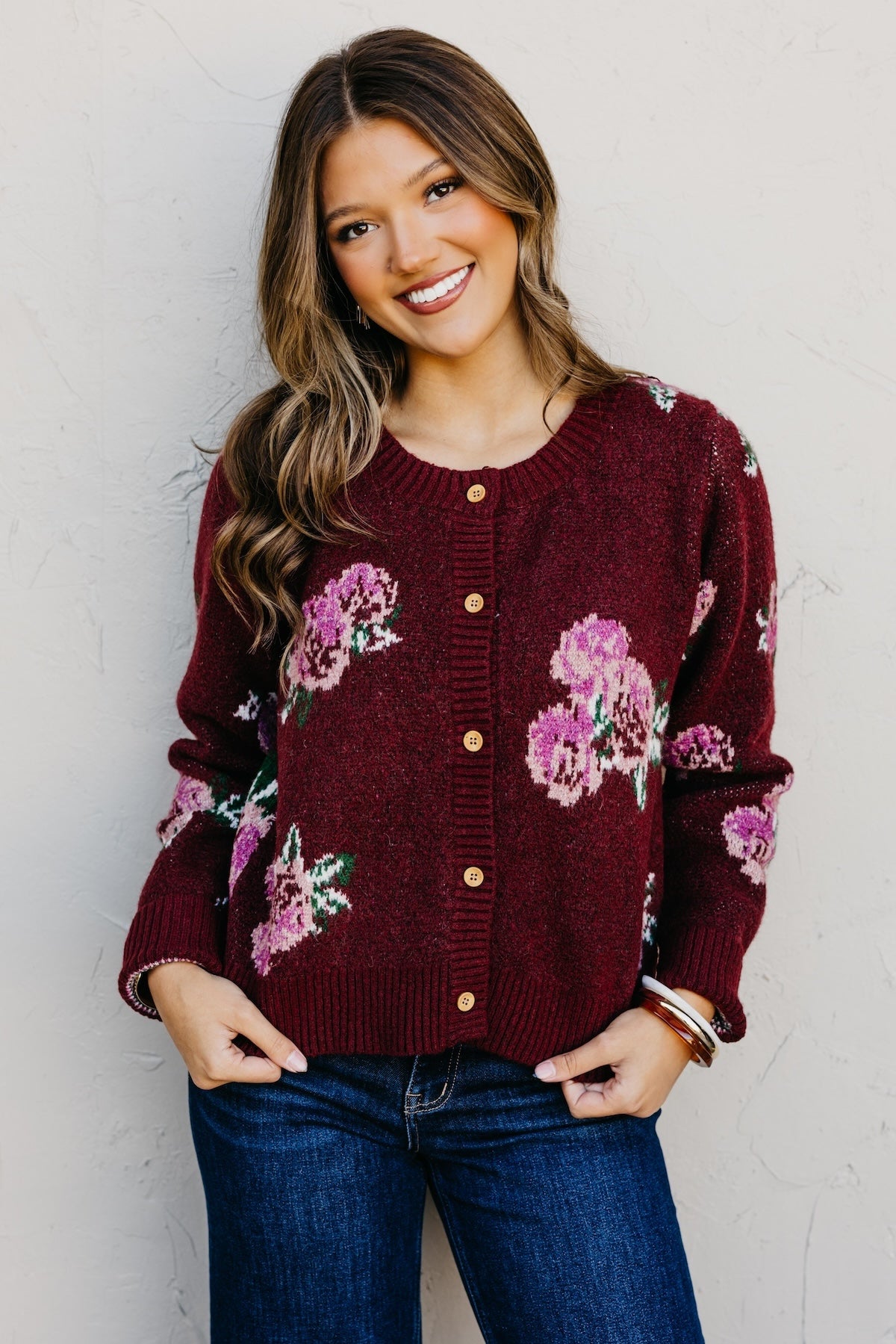 The Marlon Floral Cardigan Sweater
