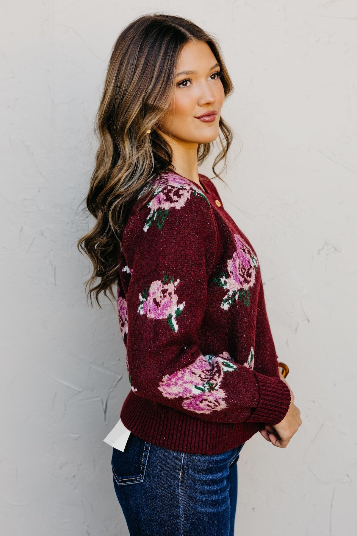 The Marlon Floral Cardigan Sweater