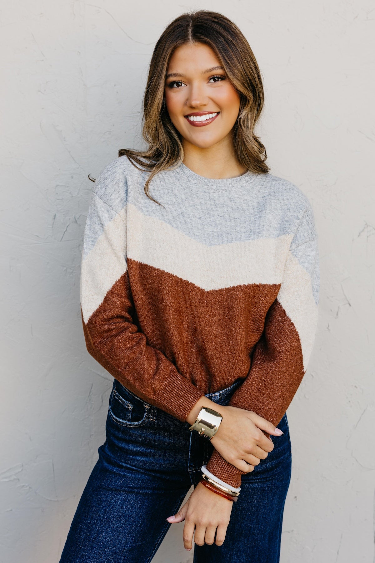 The Sanders Chevron Sweater