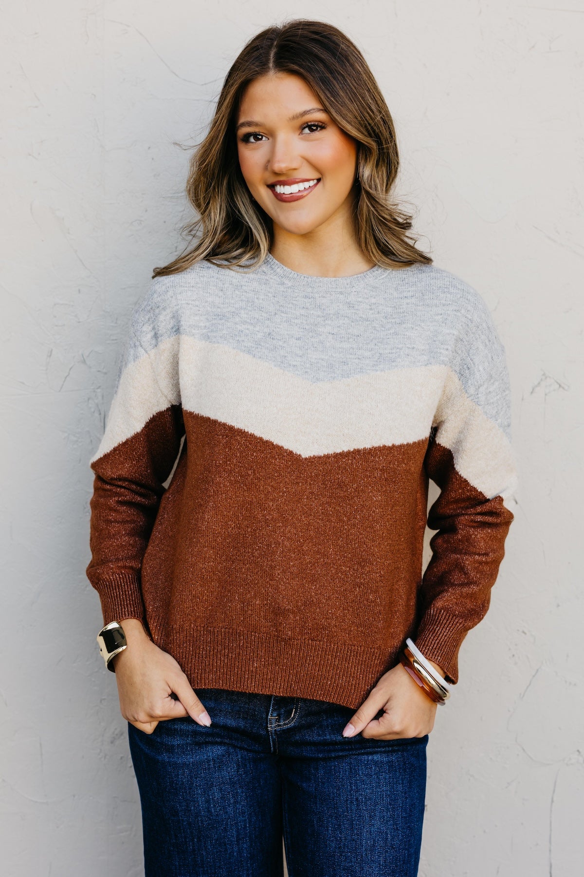 The Sanders Chevron Sweater