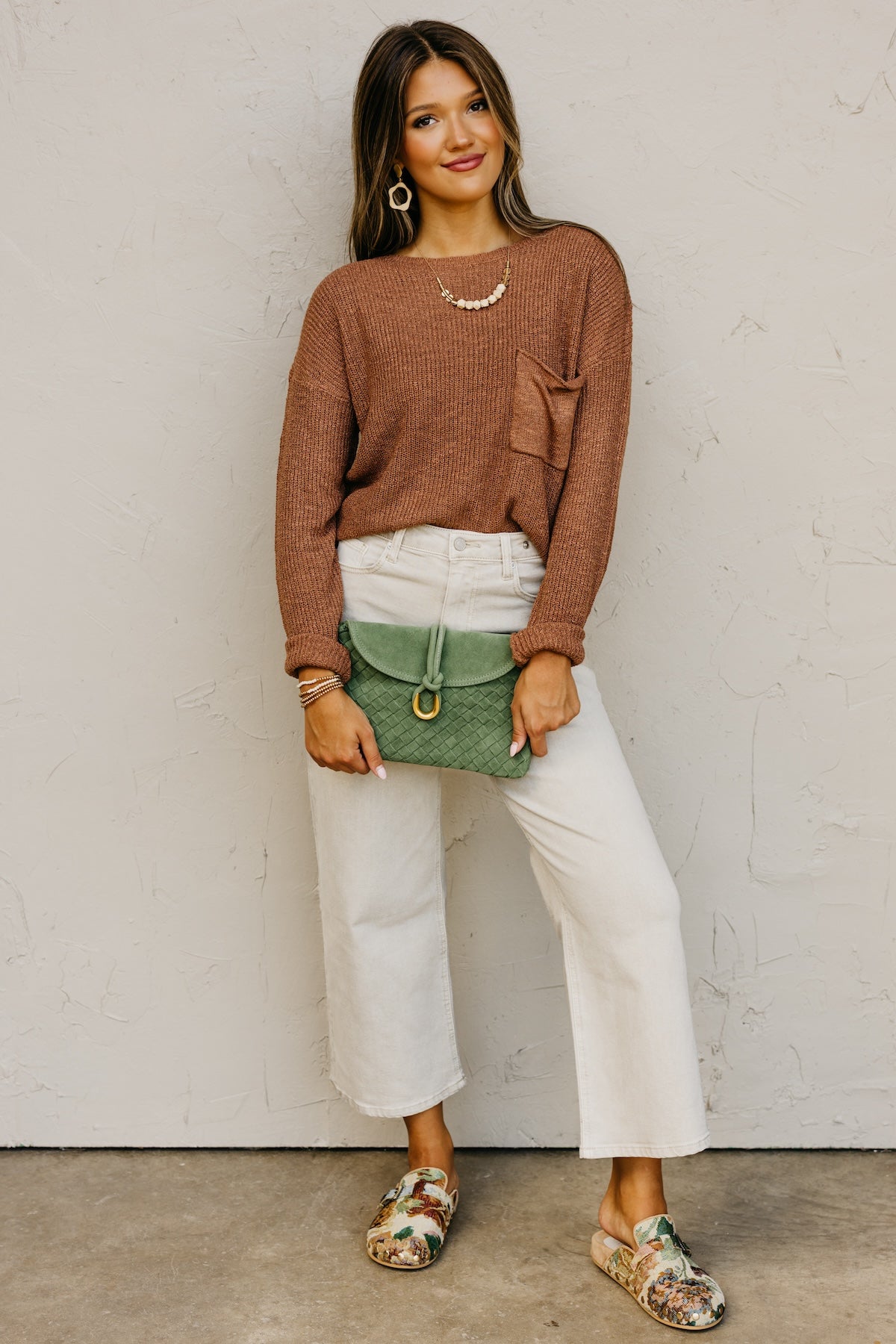 The Layton Slouchy Pocket Sweater