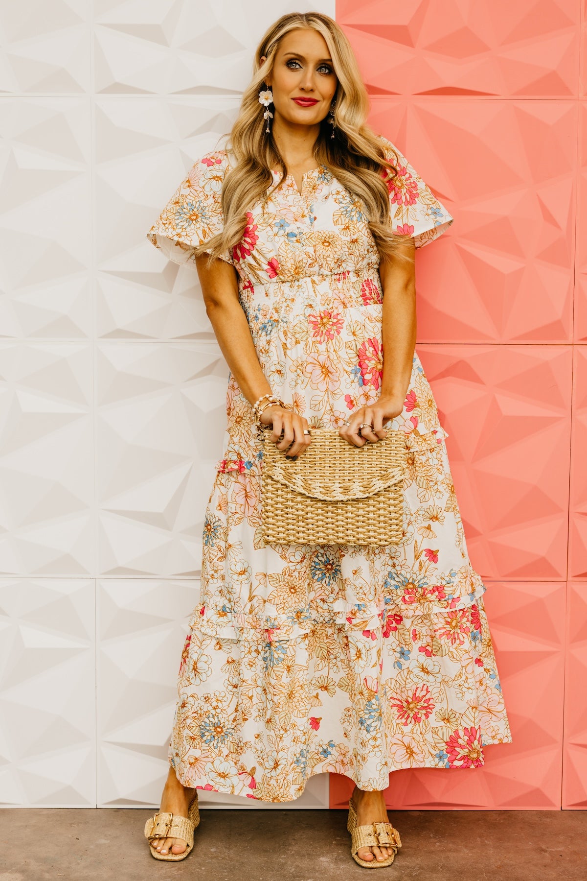 The Everleigh Floral Tiered Maxi Dress