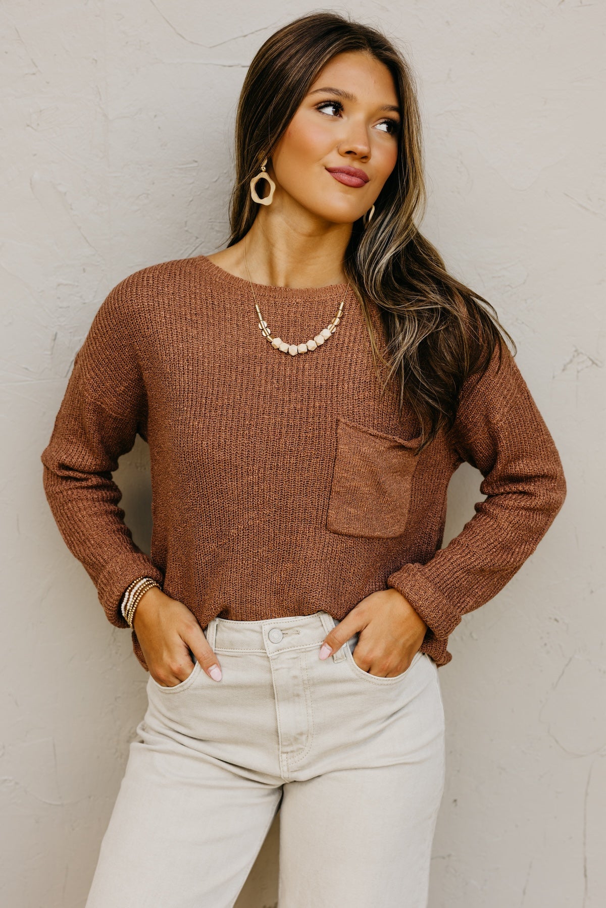 The Layton Slouchy Pocket Sweater
