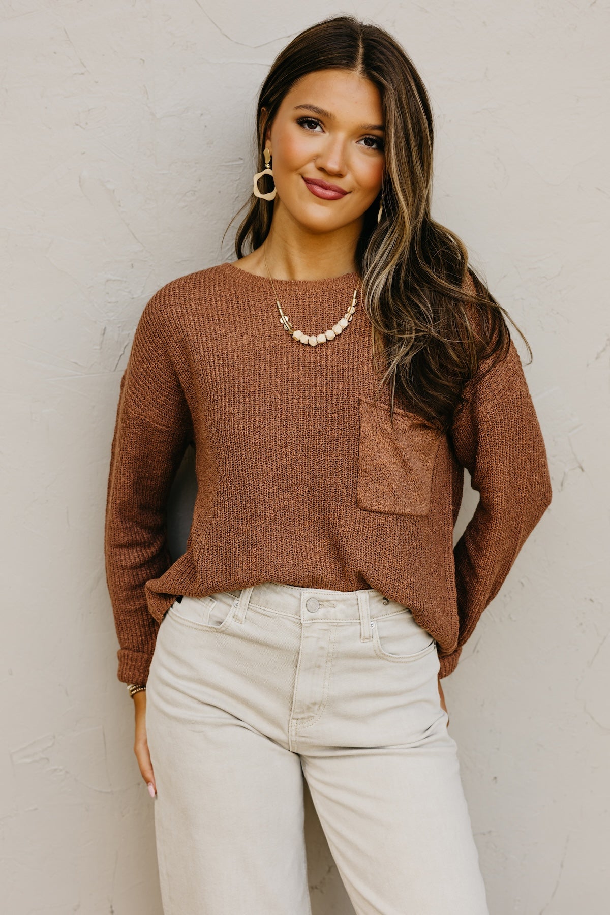 The Layton Slouchy Pocket Sweater