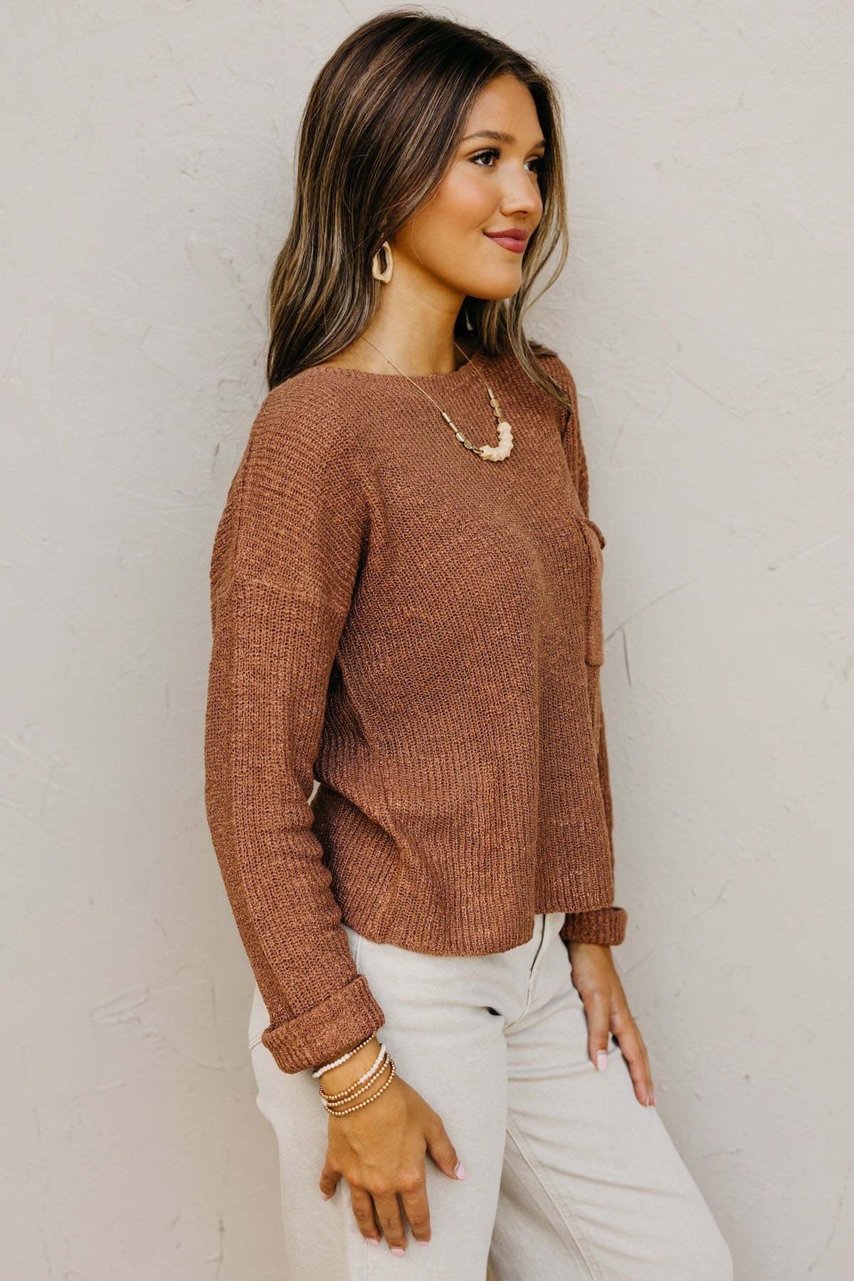 The Layton Slouchy Pocket Sweater