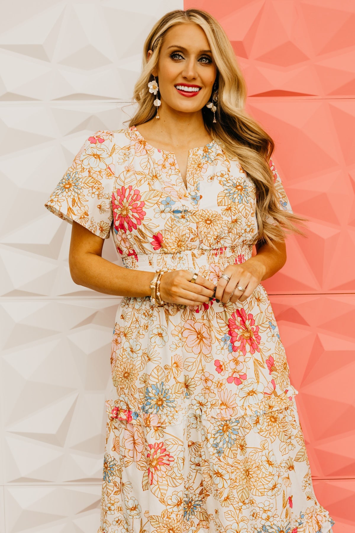 The Everleigh Floral Tiered Maxi Dress