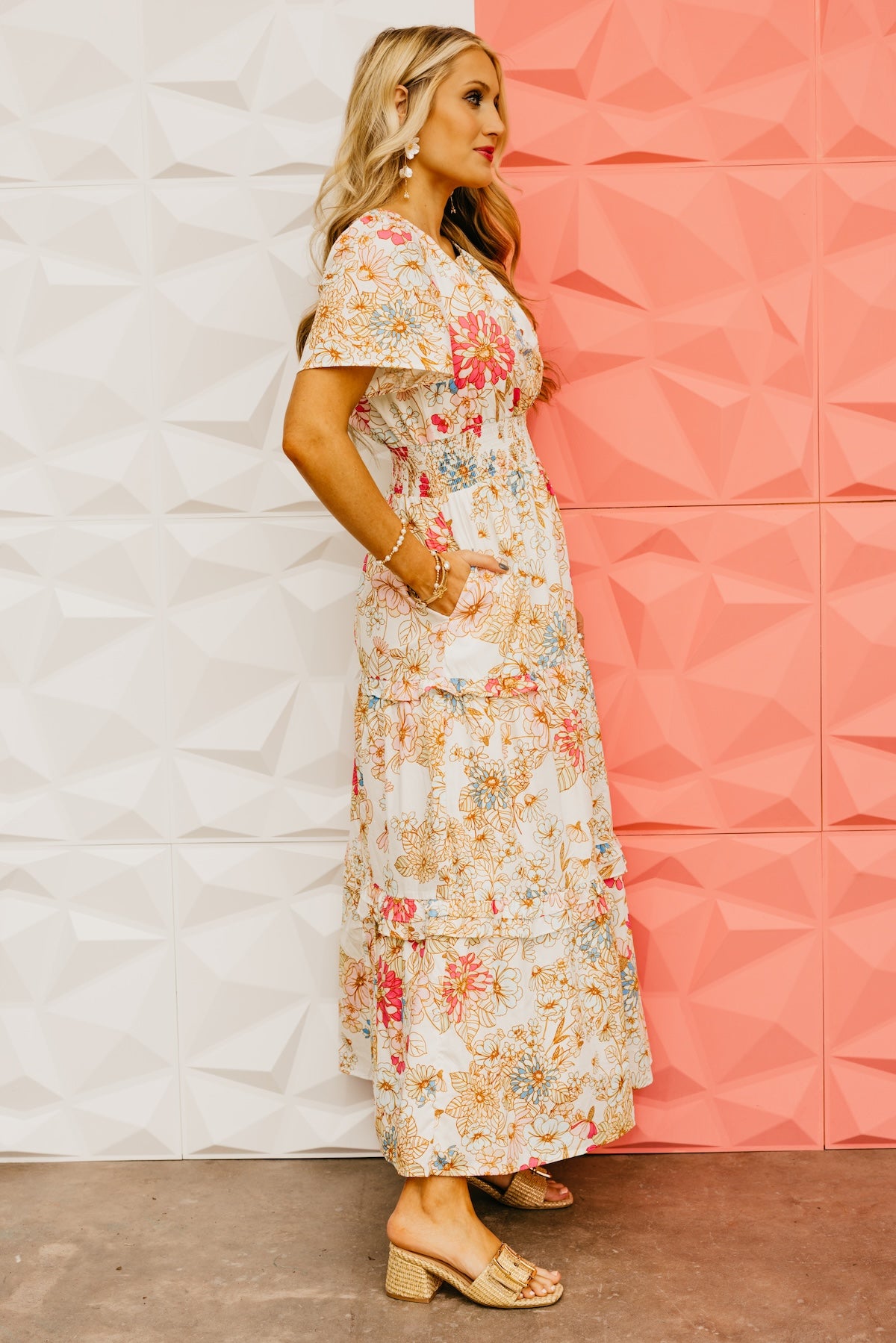 The Everleigh Floral Tiered Maxi Dress