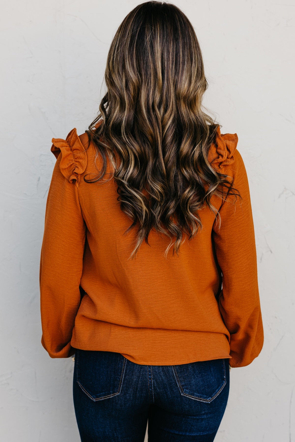The Anson Ruffle Detail Blouse