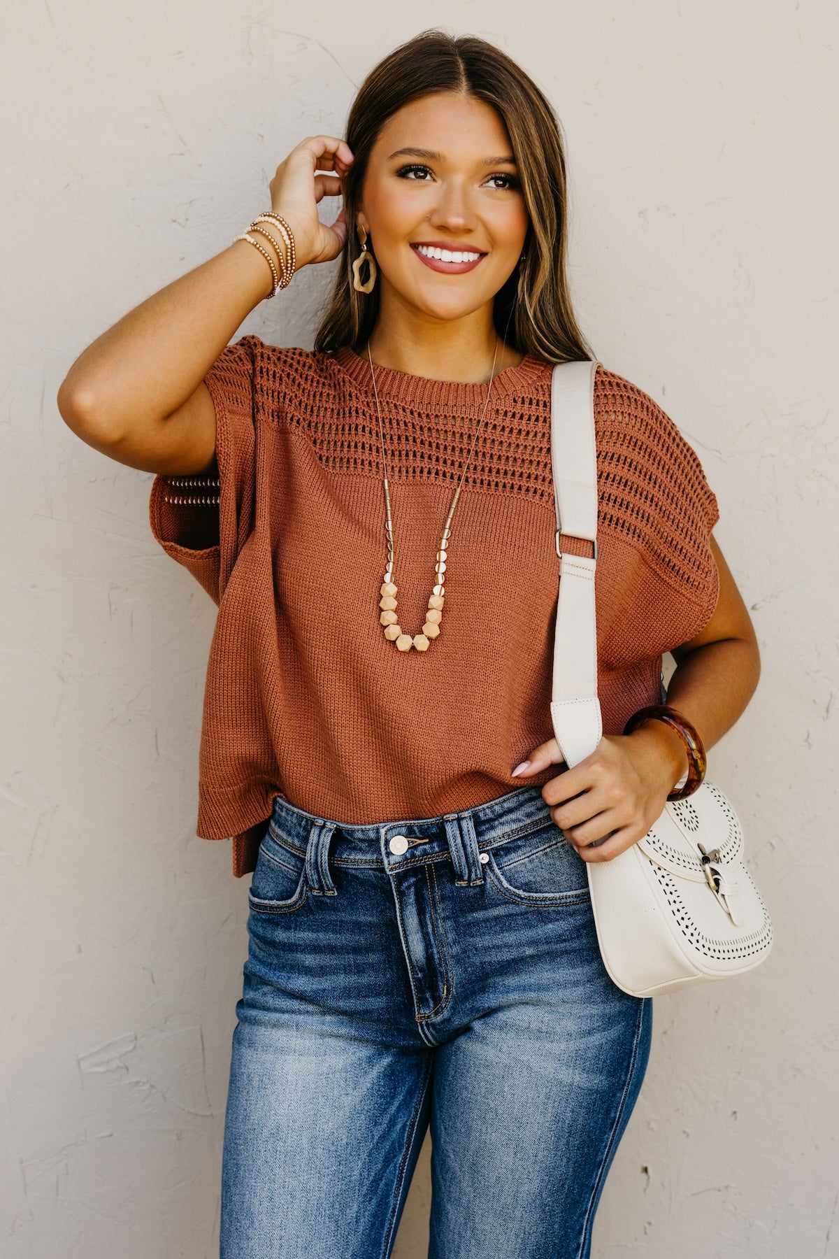The Hadleigh Dolman Sweater Top