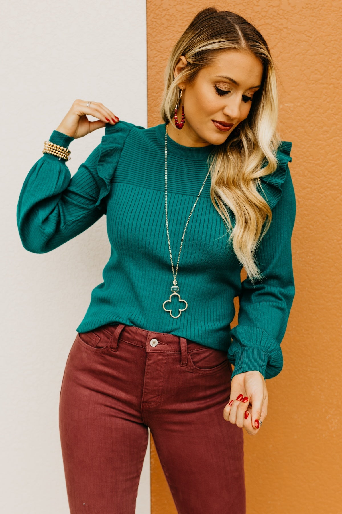 The Baxter Ribbed Crew Neck Sweater