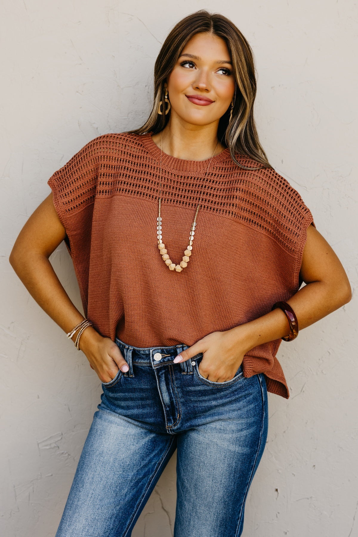 The Hadleigh Dolman Sweater Top