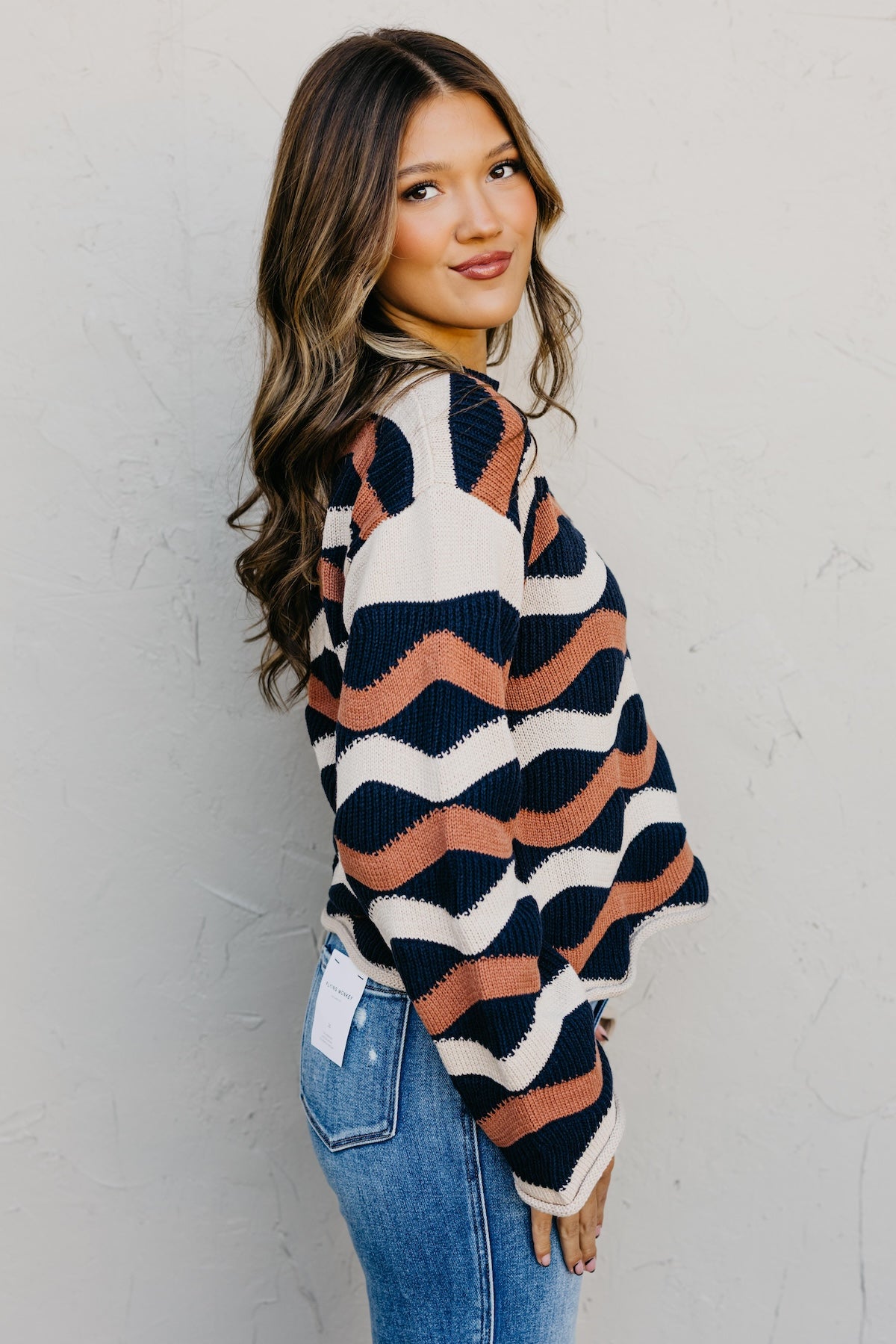 The Melany Wavy Sweater