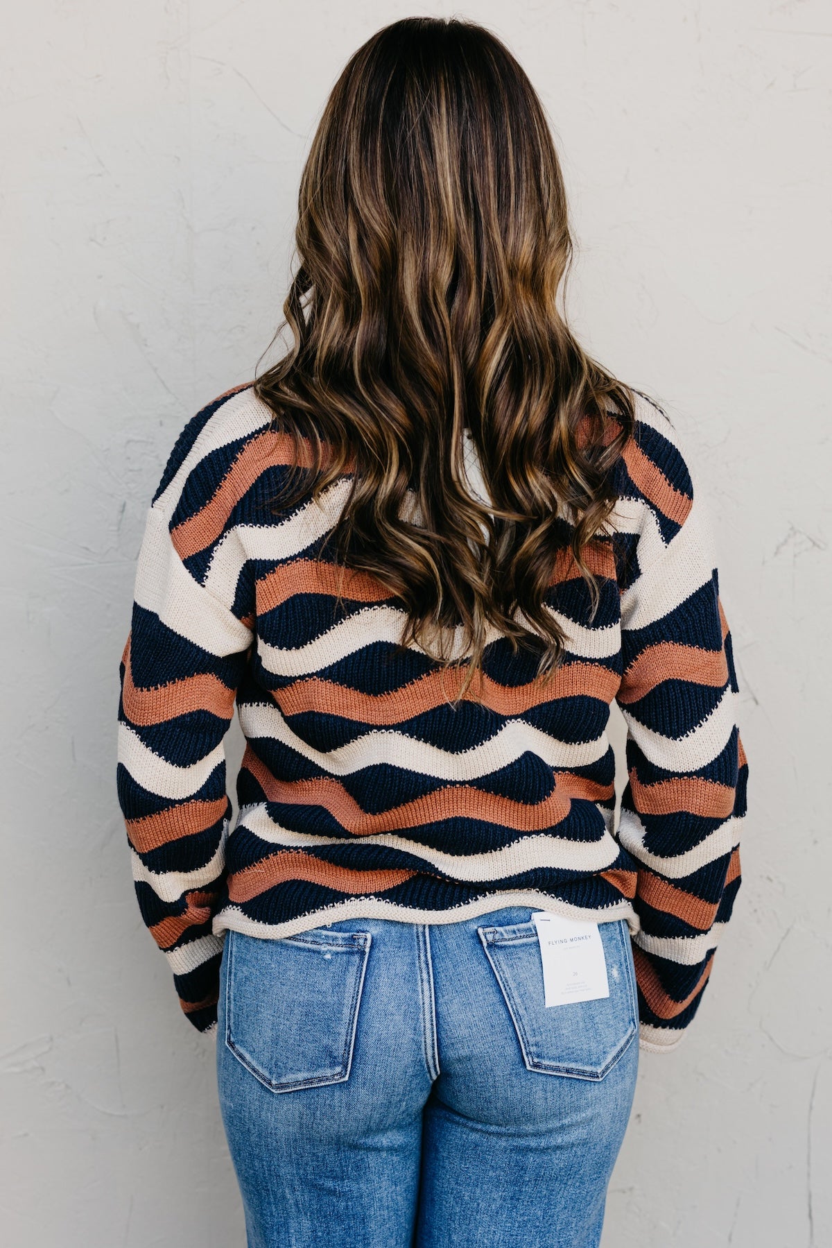 The Melany Wavy Sweater