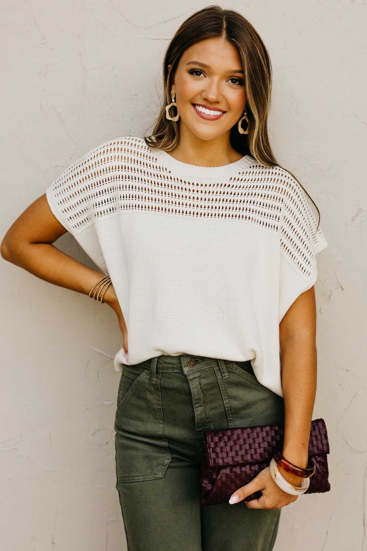 The Hadleigh Dolman Sweater Top