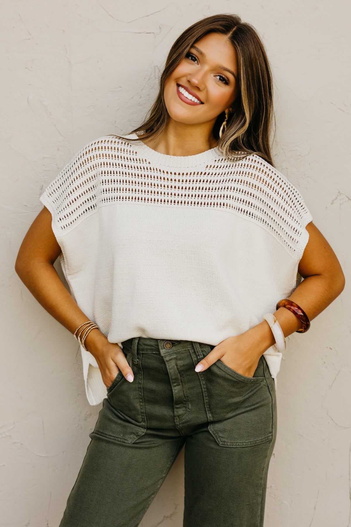 The Hadleigh Dolman Sweater Top