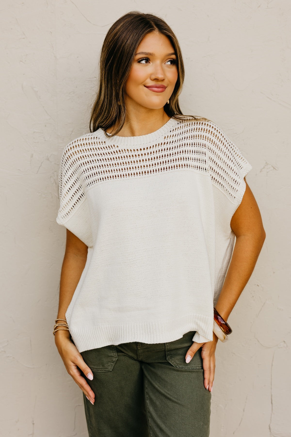 The Hadleigh Dolman Sweater Top
