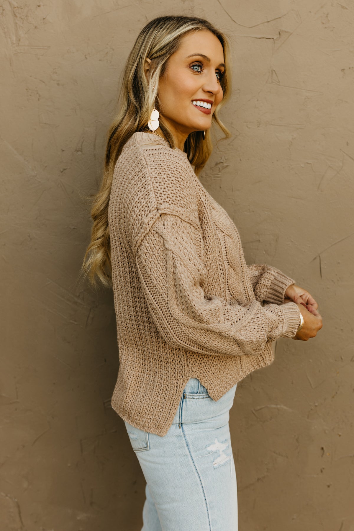 The Adela Cable Knit Sweater  - FINAL SALE