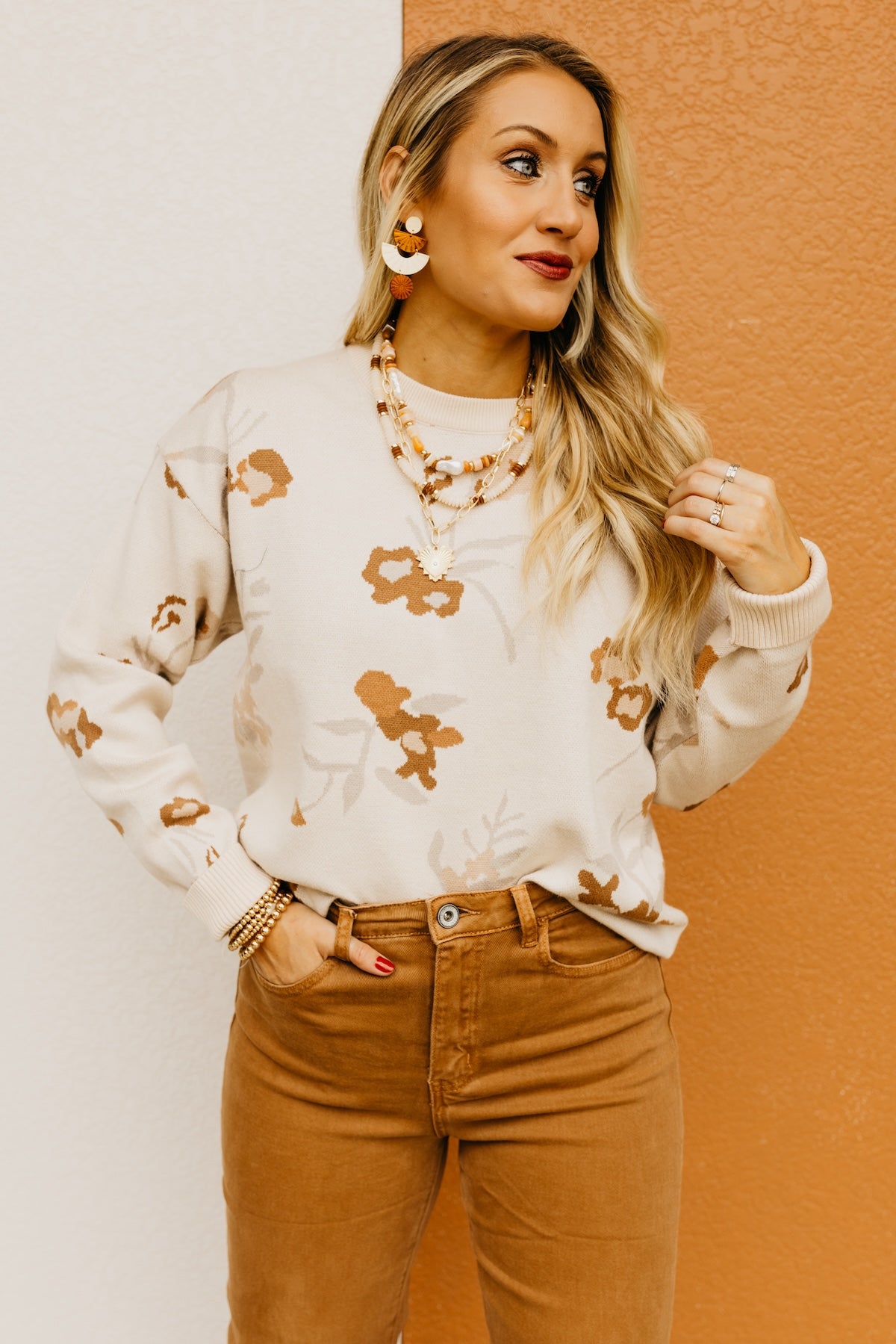 The Simon Floral Sweater