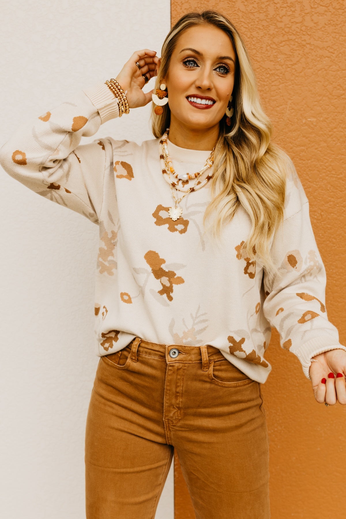 The Simon Floral Sweater