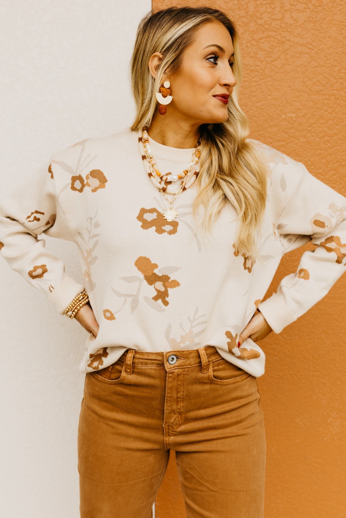 The Simon Floral Sweater