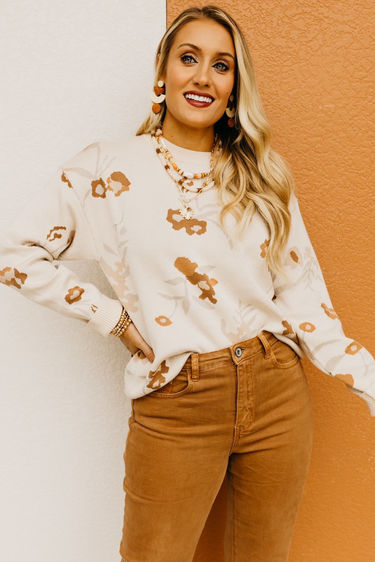 The Simon Floral Sweater