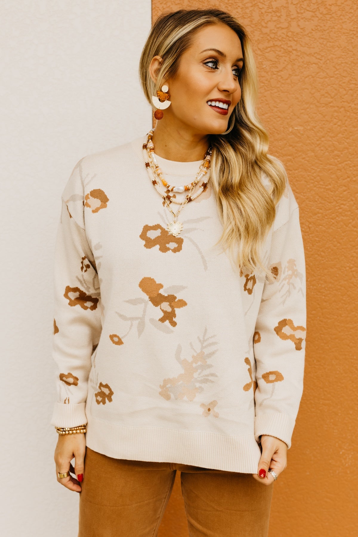 The Simon Floral Sweater