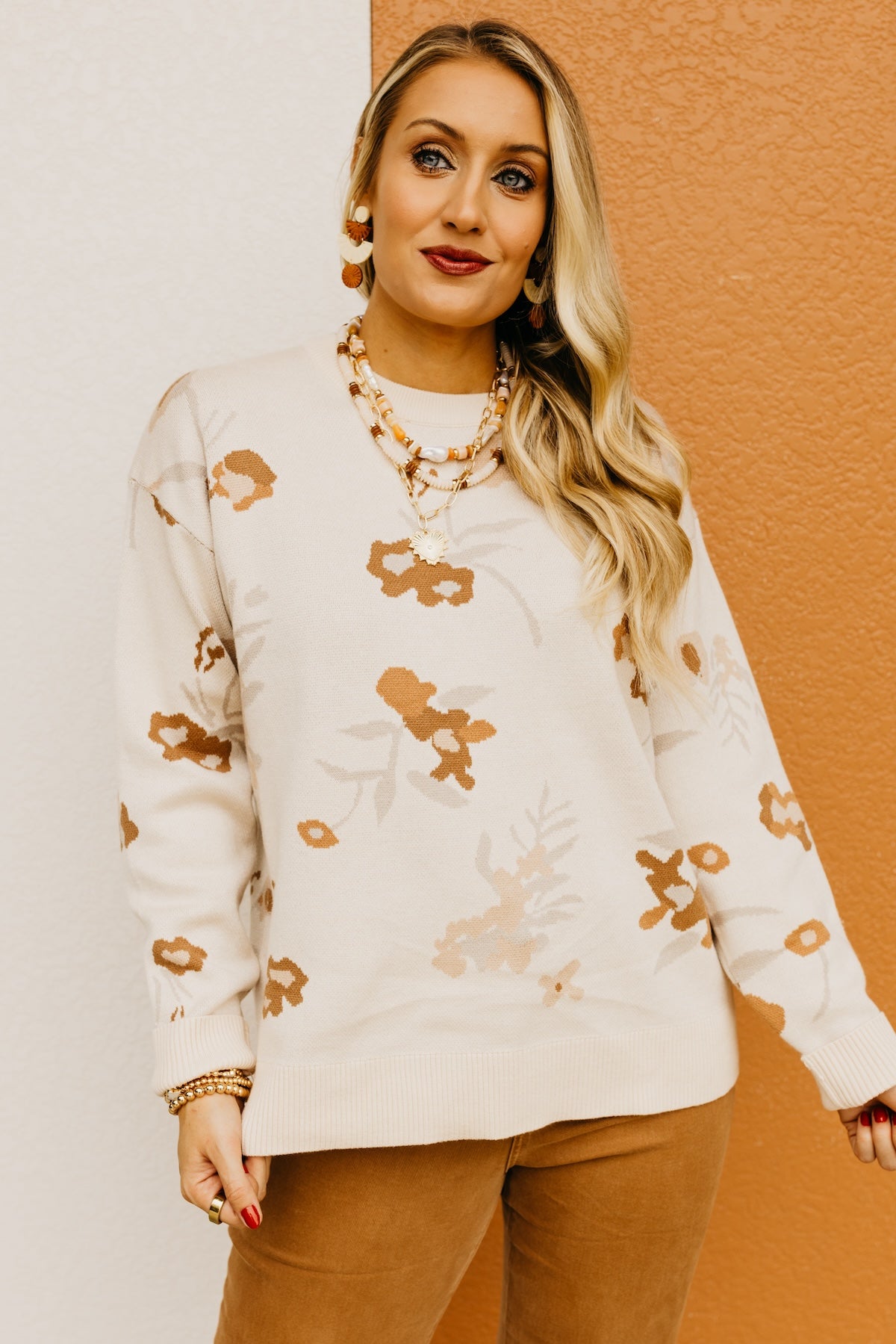 The Simon Floral Sweater