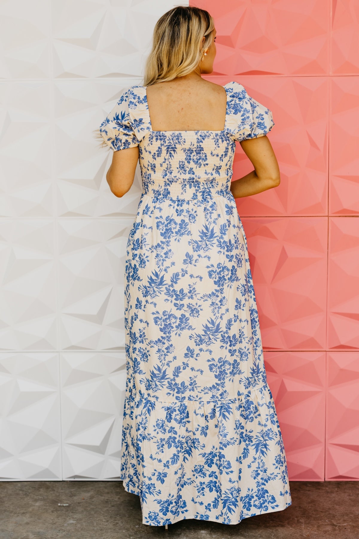 The Lawson Smocked Floral Maxi Dress