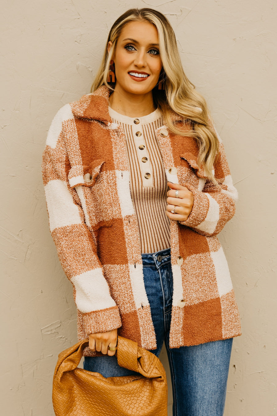 The Milan Check Pattern Shacket