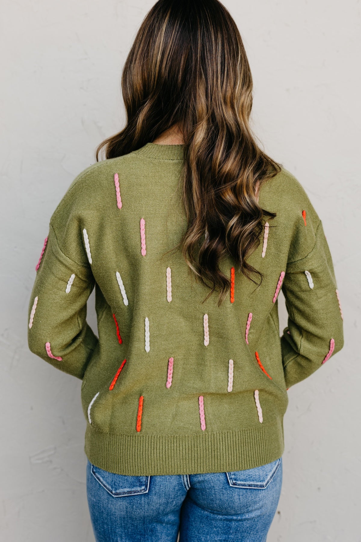 The Huxley Embroidered Dash Sweater