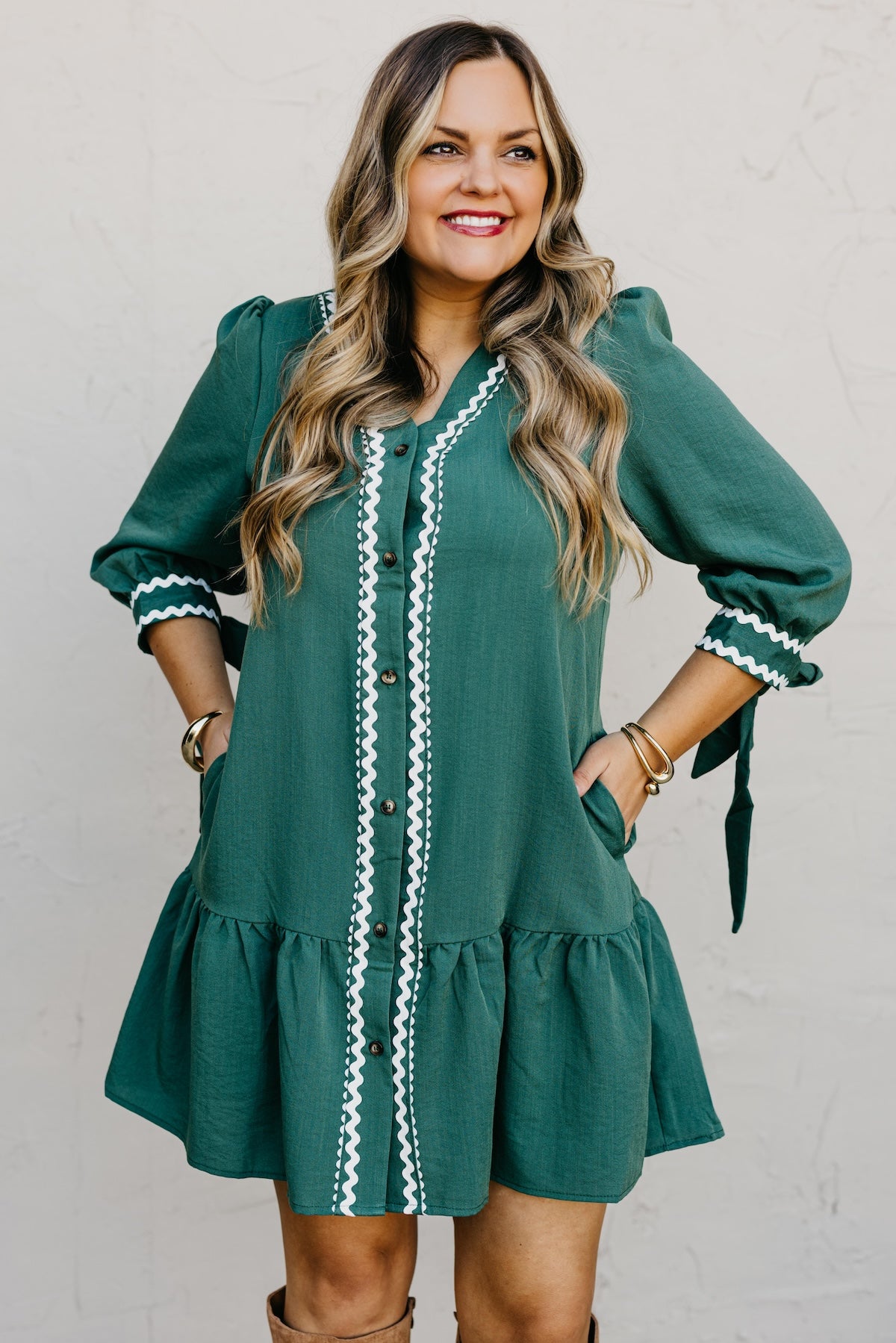 The Bobby Ric Rac Mini Dress