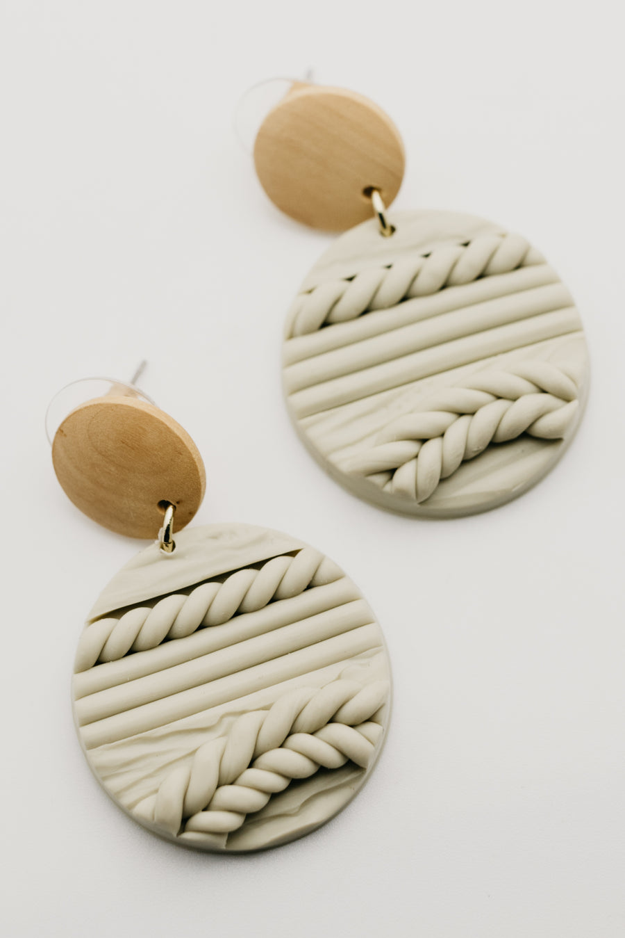 The Felicia Textured Clay Earring