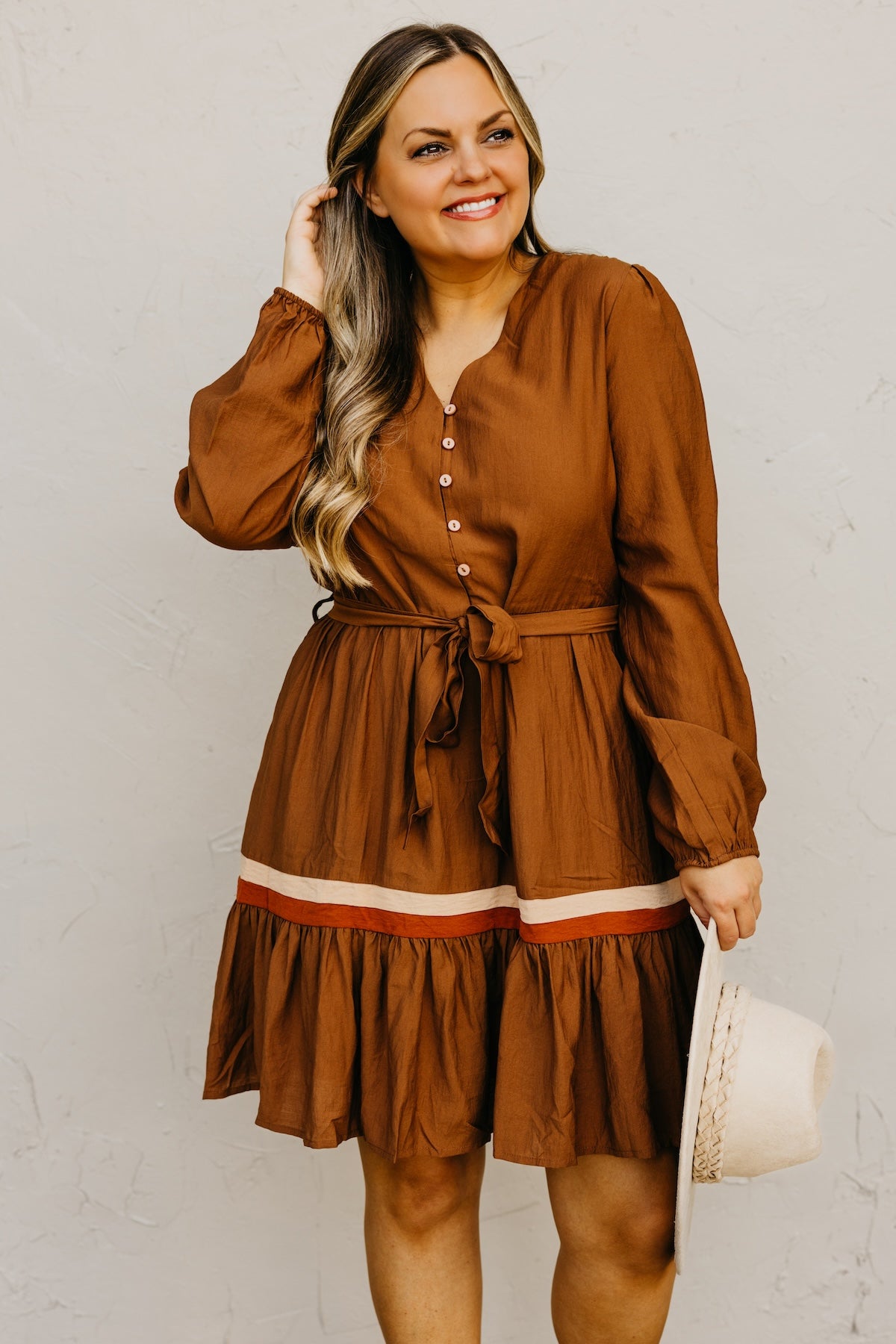 The Belinda Button Down Mini Dress