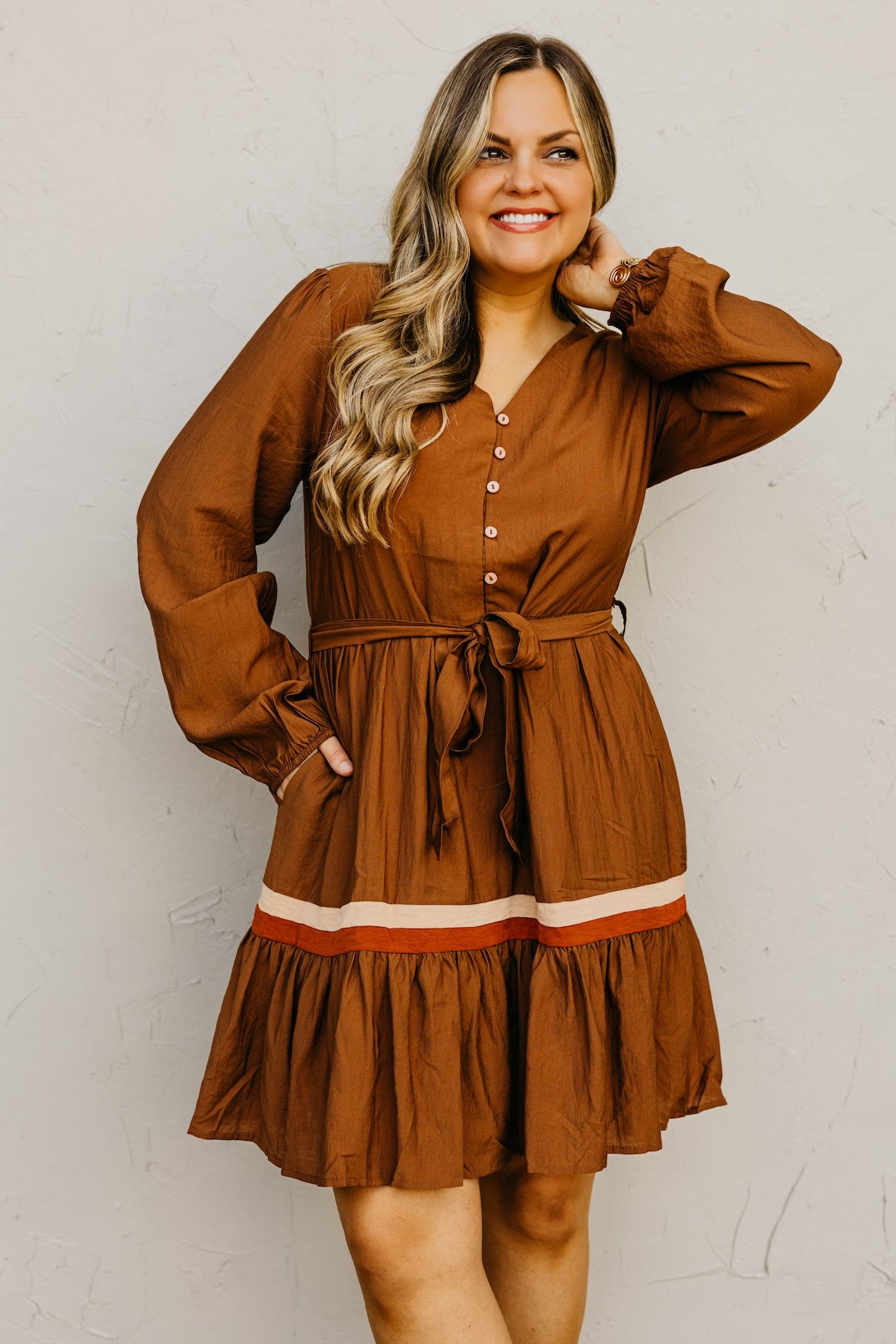 The Belinda Button Down Mini Dress