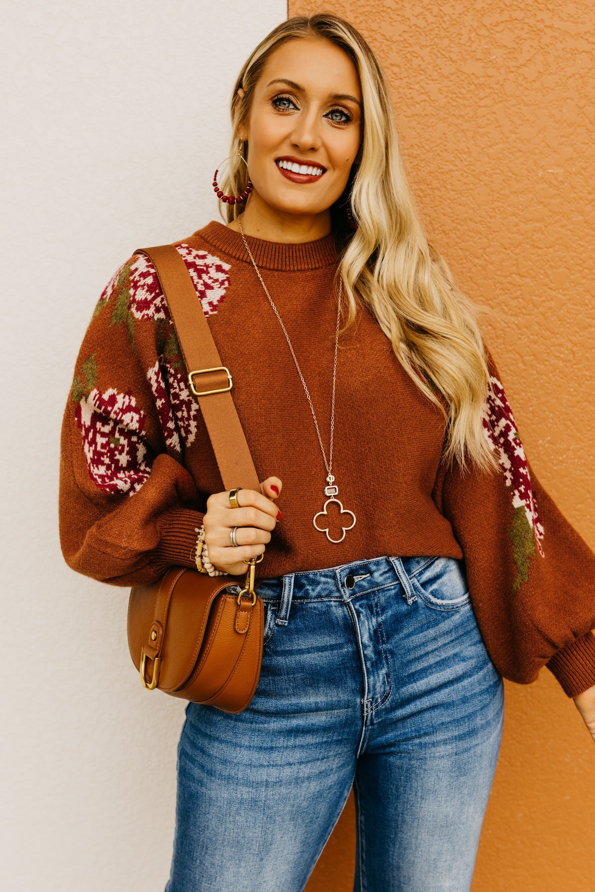 The Yehuda Floral Jacquard Sweater