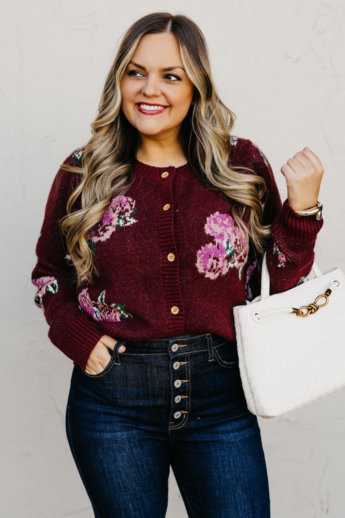 The Marlon Floral Cardigan Sweater